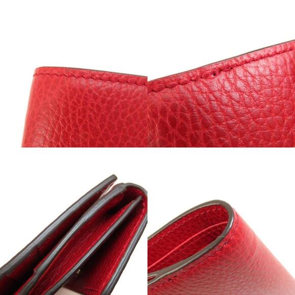 GUCCI Red Leather Wallet - Picture 9 of 11